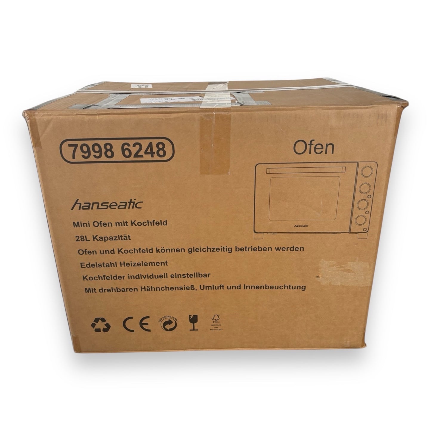 Hanseatic Bodenstaubsauger VCB35B15C-1J7W-70 700W Pink