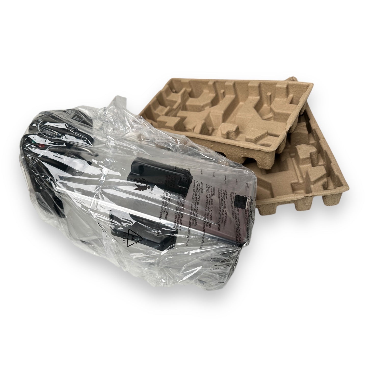 Emerio DF-120482 Kaltzonenfritteuse silberfarben Fassungsvermögen 0,6 kg