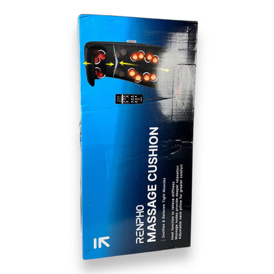 Renpho Shiatsu-Massagesitzauflage Cushion S BM076 für Tiefenentspannung des Nackens & Rückens Wärme & Vibration