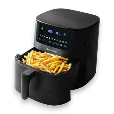 Hanseatic HAF651650BCU Heißluftfritteuse 1650W 6,5l Kapazität