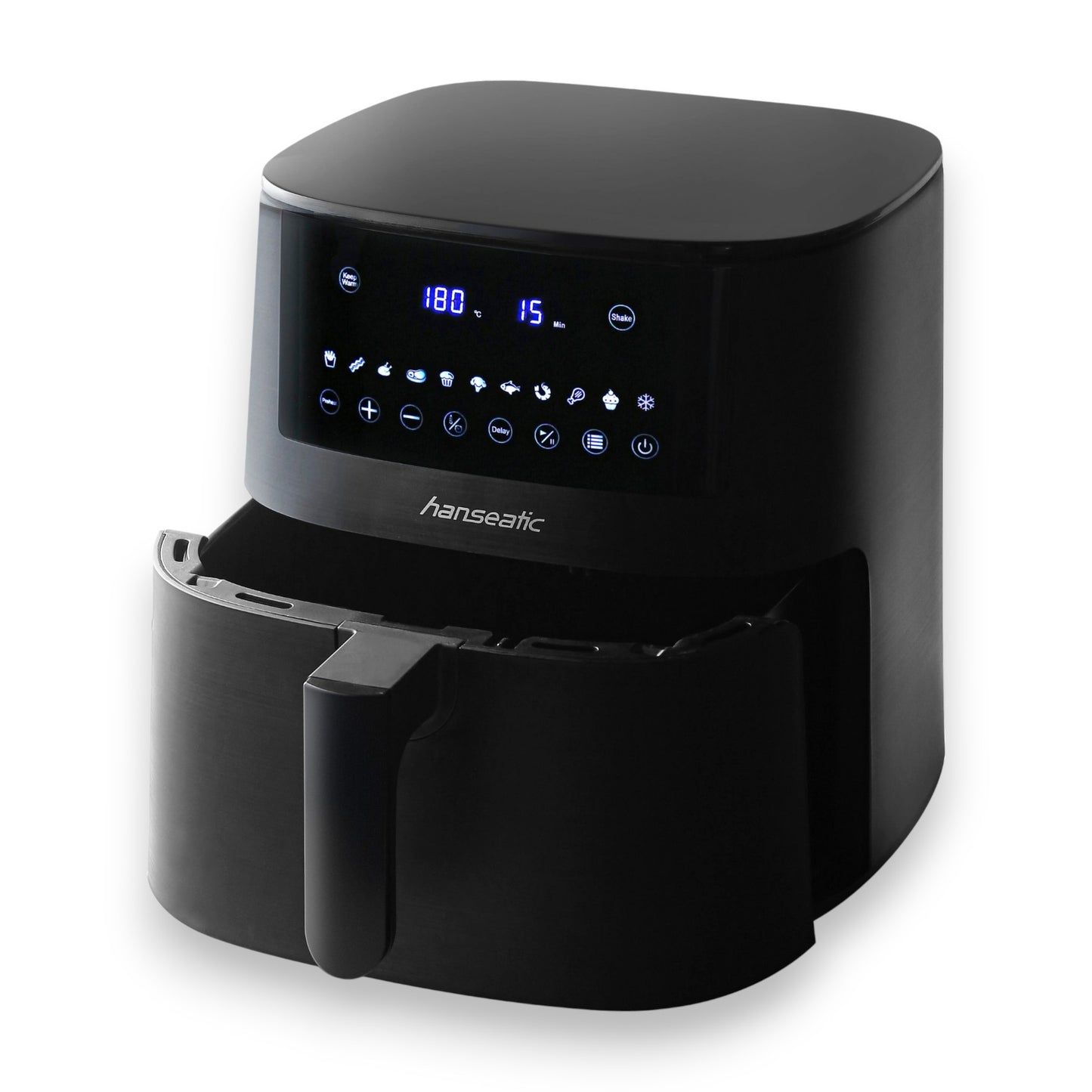 Hanseatic HAF651650BCU Heißluftfritteuse 1650W 6,5l Kapazität