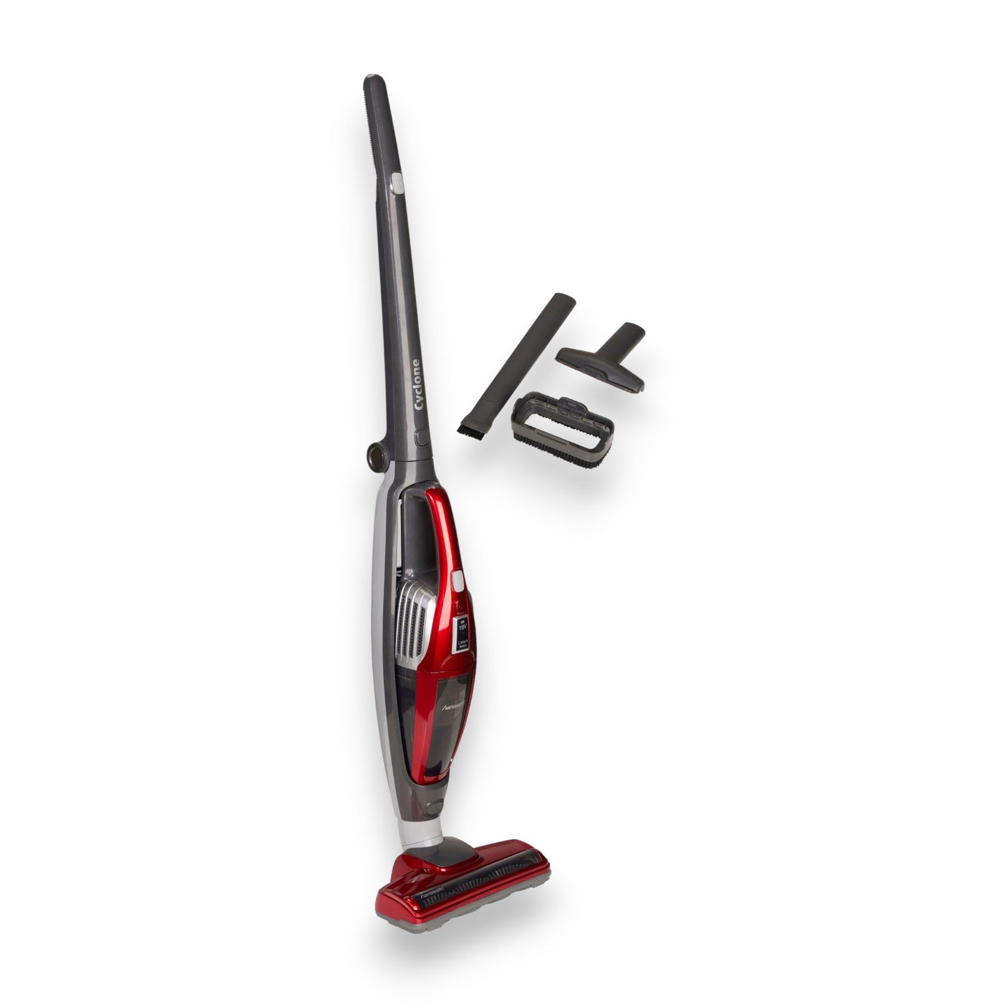 Hanseatic Akku-Hand-und Stielstaubsauger 2-in 1 HVSF21150RKC beutellose Zyklontechnologie