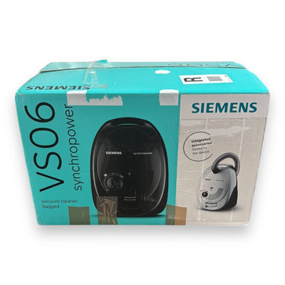 Siemens Bodenstaubsauger VS06WH1T Hygiene-Filter 850W weiß
