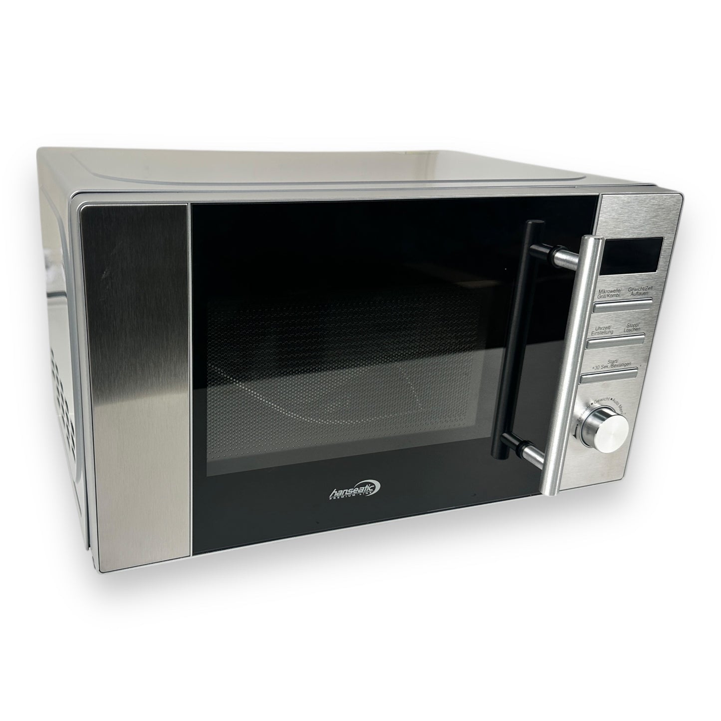 Hanseatic 656920  Mikrowelle 800W Auftaufunktion silber