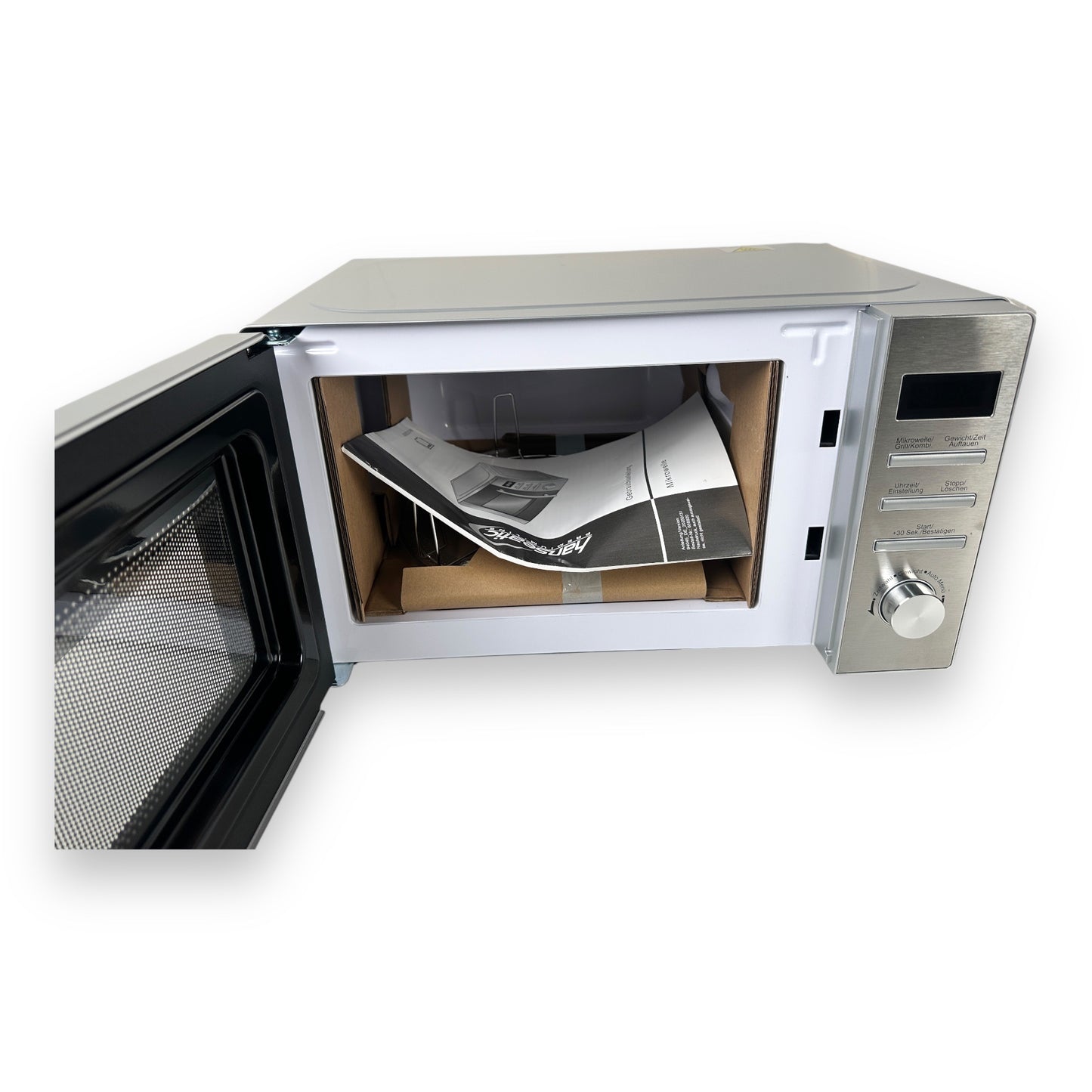 Hanseatic 656920  Mikrowelle 800W Auftaufunktion silber