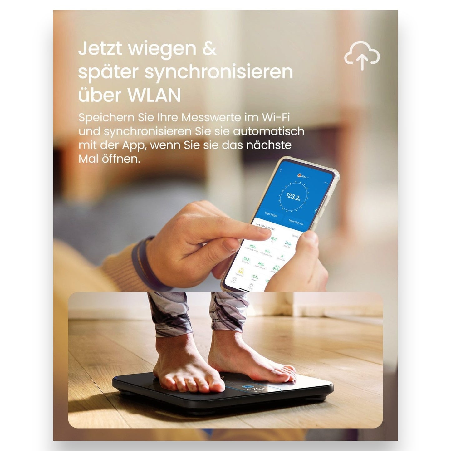 Renpho Elis Nova WIFI A031  Körper-Analyse-Waage