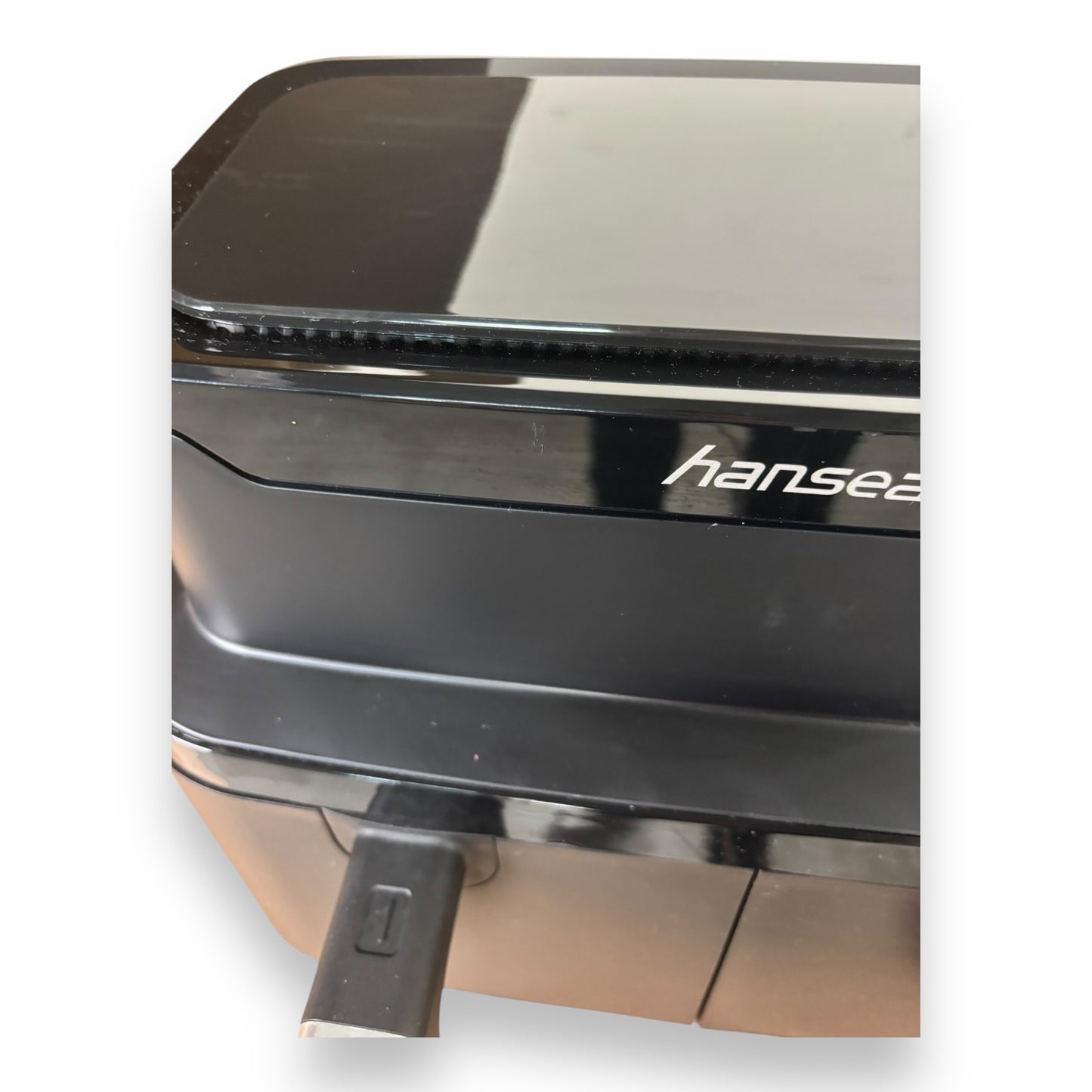 Hanseatic Heißluftfritteuse HAF212600D XXL-Volumen 9L mit Dörrfunktion 2 Einschüben Touchdisplay