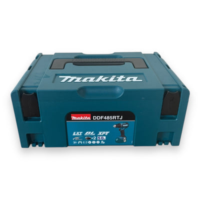 Makita DDF485RTJ Akku-Bohrschrauber max. 1900 U/min inkl. 2 Akkus 18V/5Ah Ladegerät und Koffer