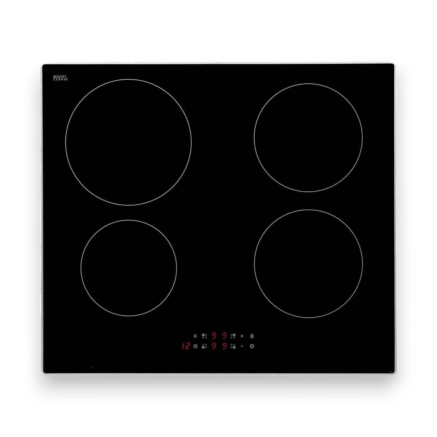 Hanseatic HHI64BAF Induktions-Kochfeld von SCHOTT CERAN® Das Wasser sehr schnell zum Kochen bringen dank Induktion