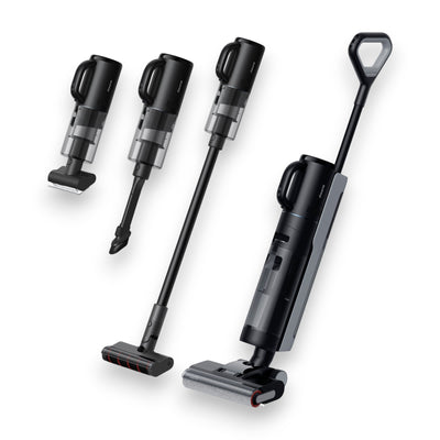 Dreame H12 Dual 3 in 1 Nass-Trocken-Sauger Akkusauger Handsauger 300 W Heißlufttrocknung starker Akku Bürstenkopf mit Ränder-Reinigung