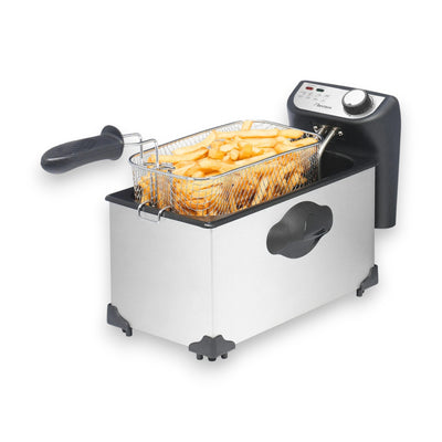 Bestron Fritteuse AF351 3,4 kg Antihaft Regelbare Temperatur