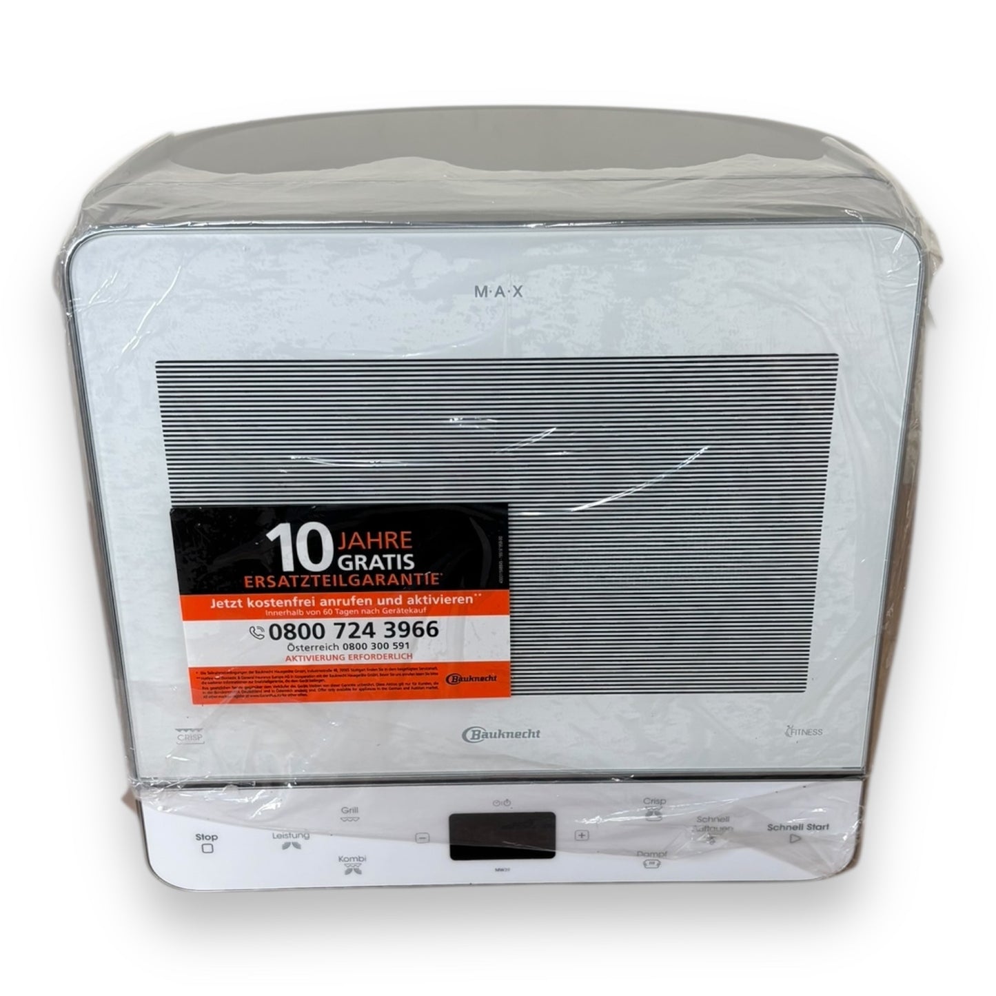 Bauknecht MW 39 WSL Mikrowelle 700W 13l Kapazität 5 Leistungsstufen Touch-Bedienung