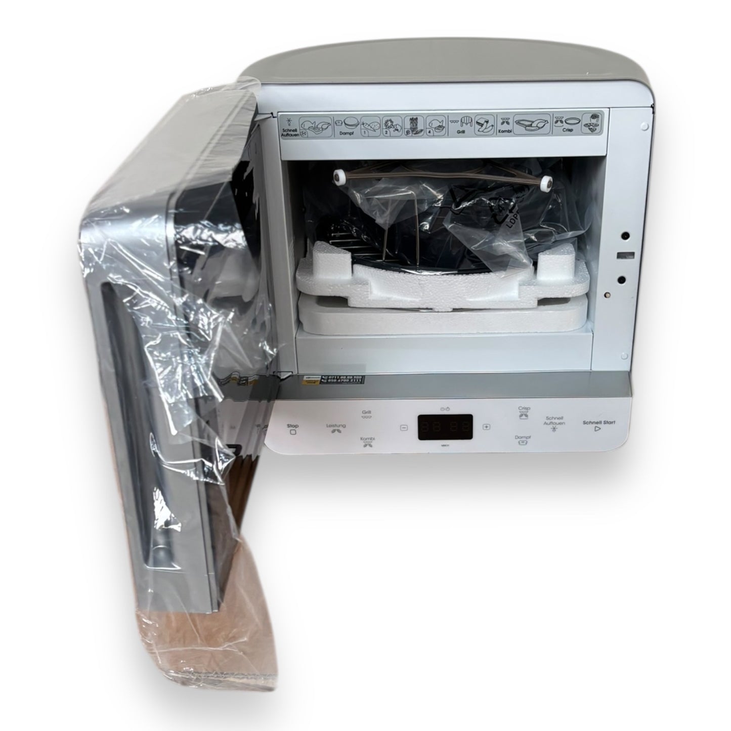 Bauknecht MW 39 WSL Mikrowelle 700W 13l Kapazität 5 Leistungsstufen Touch-Bedienung