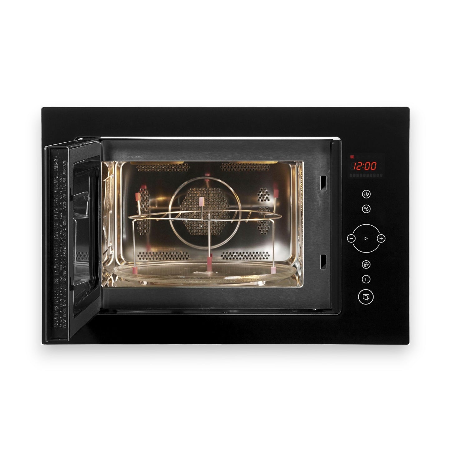 Hanseatic TC925B2F-SDEE Einbau-Mikrowelle 900W 25l Kapazität 5 Leistungsstufen Touch-Bedienung