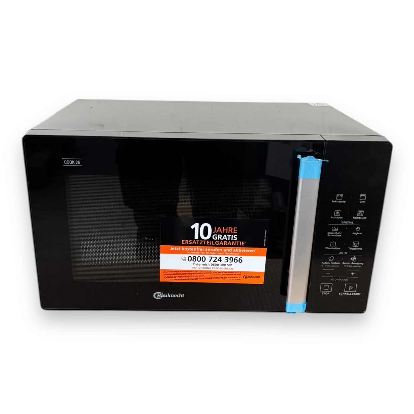 Bauknecht MWO 253 B Mikrowelle 25l Kapazität 7 Leistungsstufen Drucktasten