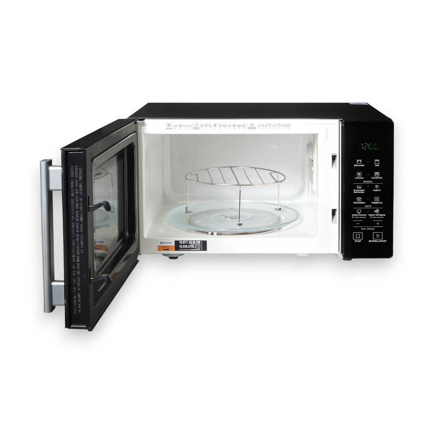 Bauknecht MWO 253 B Mikrowelle 25l Kapazität 7 Leistungsstufen Drucktasten