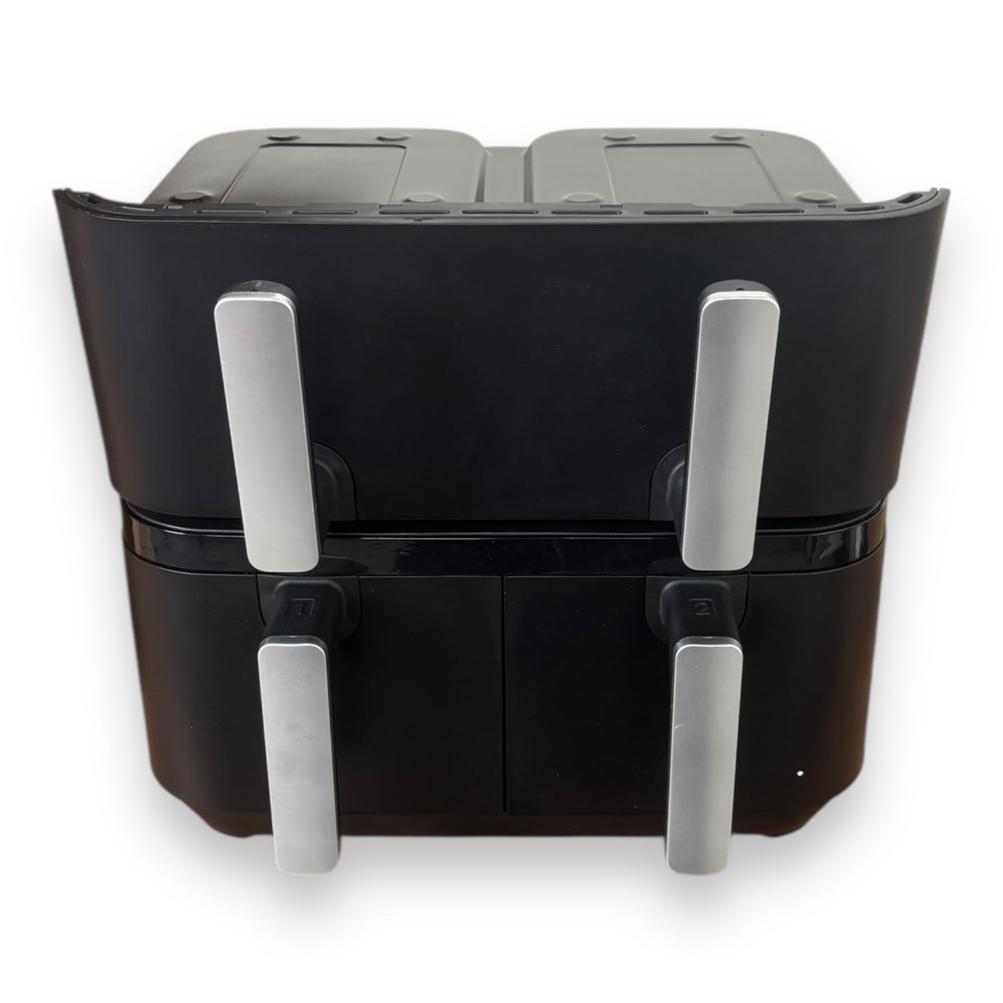 Hanseatic Heißluftfritteuse HAF212600D XXL-Volumen 9L mit Dörrfunktion 2 Einschüben Touchdisplay