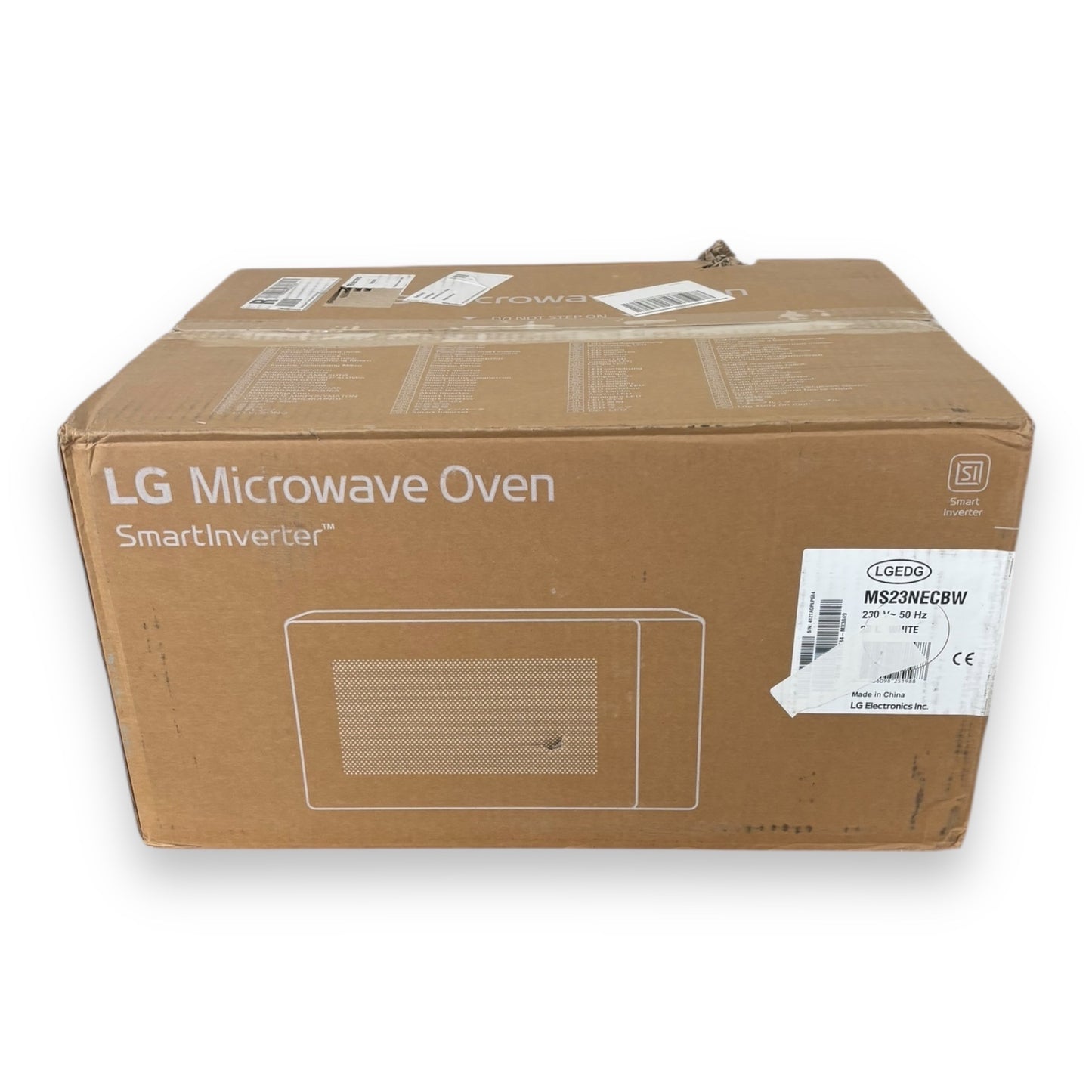 LG Mikrowelle MS 23 NECBW Smart Inverter Technologie 23 L 1000W weiß