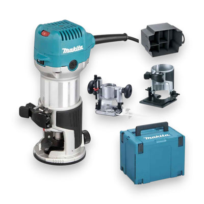 Makita Multifunktionsfräse RT0702CX2J im Makita Makpac Koffer Gr.4 710W