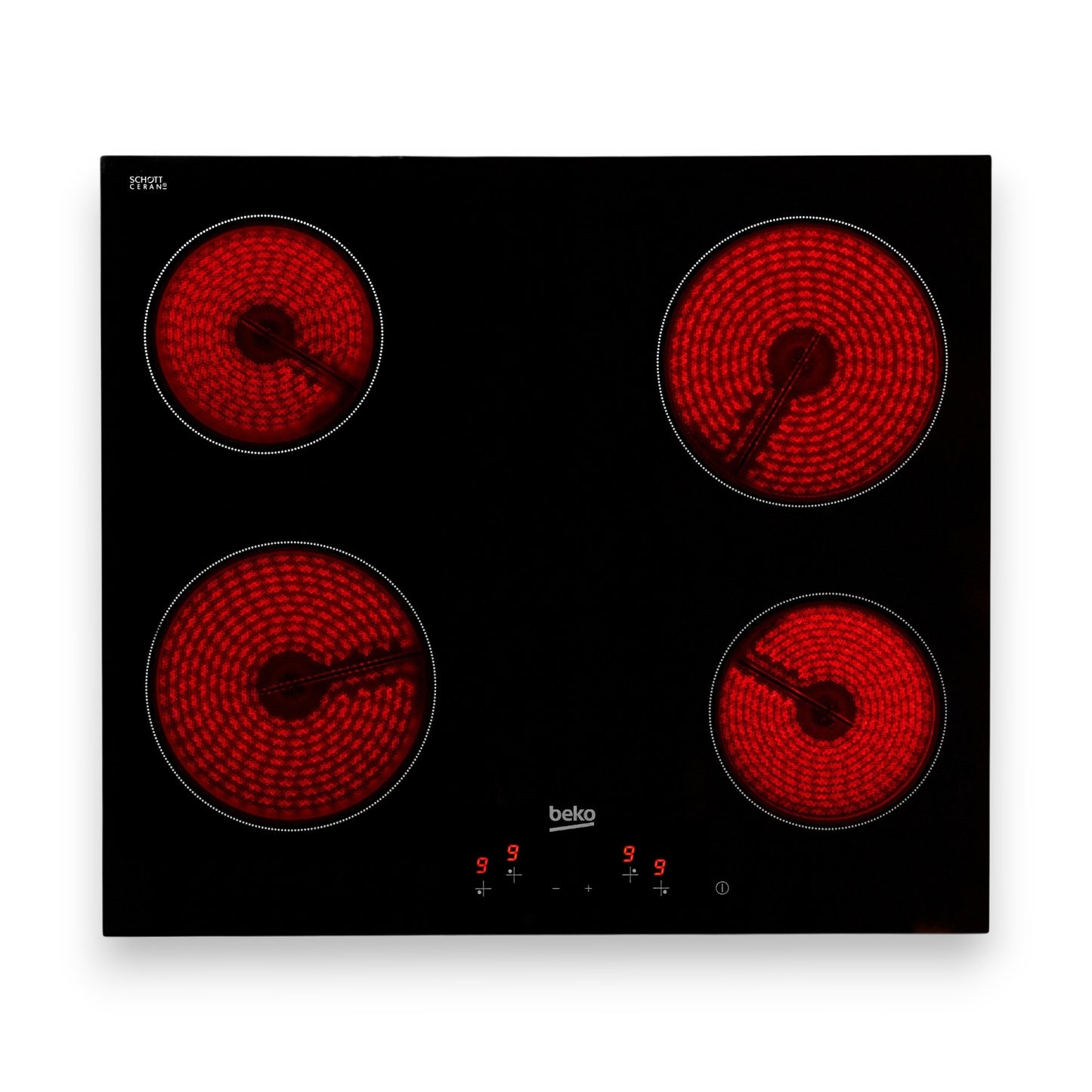 Beko HIC 64401 Elektro-Kochfeld Überlaufschutz