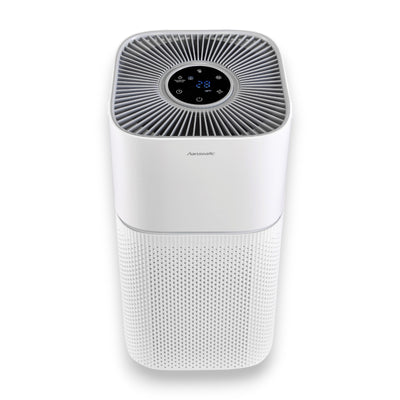 Hanseatic KJ400 Luftreiniger mit Digitalanzeige 35W Top Filtersystem für Allergiker mit Ionentechnologie