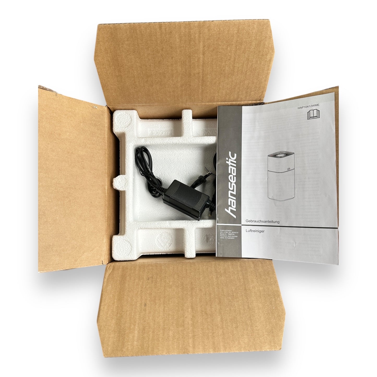 Hanseatic KJ400 Luftreiniger mit Digitalanzeige 35W Top Filtersystem für Allergiker mit Ionentechnologie