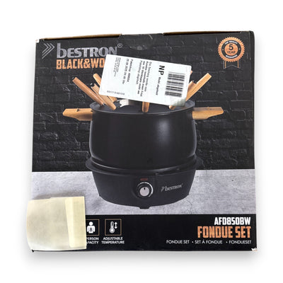 Bestron Best Fondue Set AFD850BW 8 Personen 1500W
