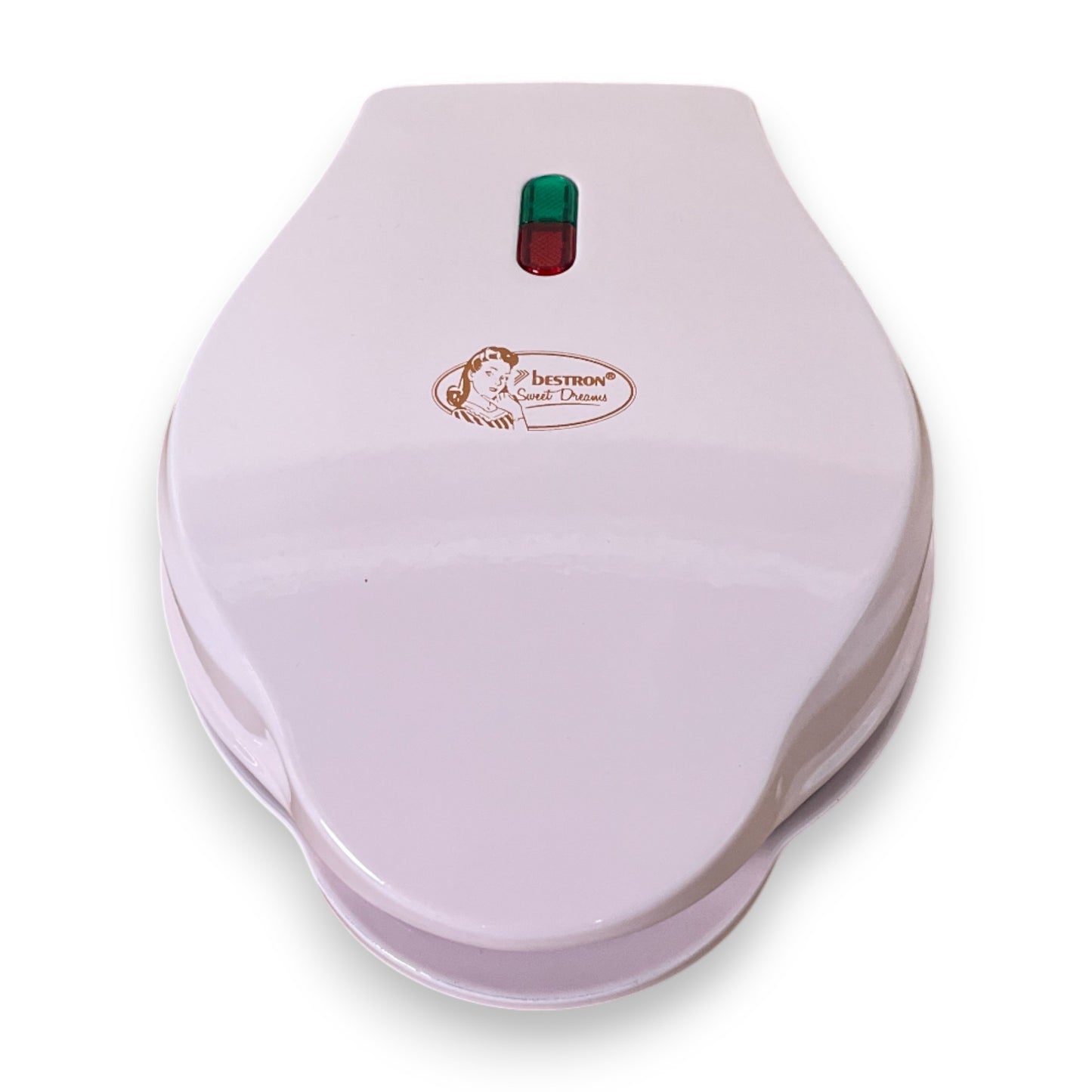 Bestron AMW500P Mini-Waffeleisen 550 Watt rosa