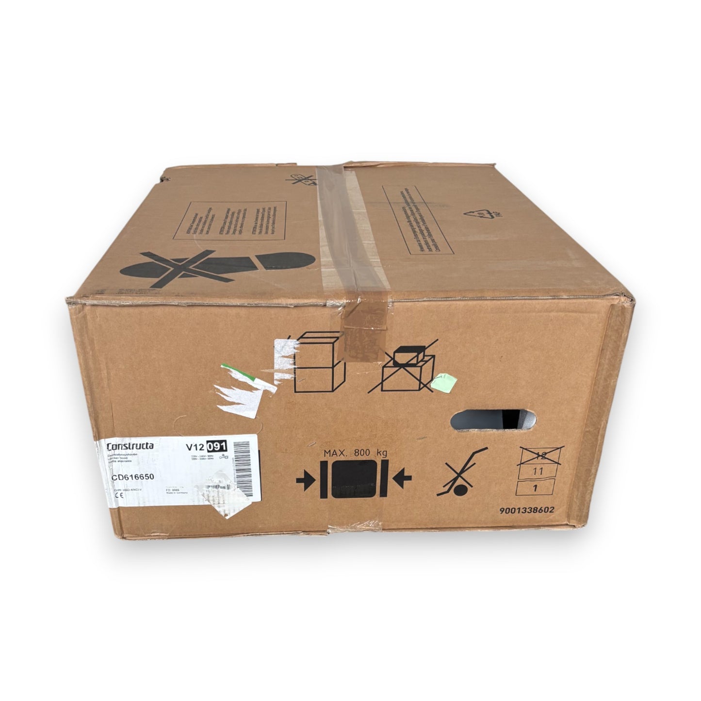 Constructa CD616650 Wandhaube 60cm Edelstahl