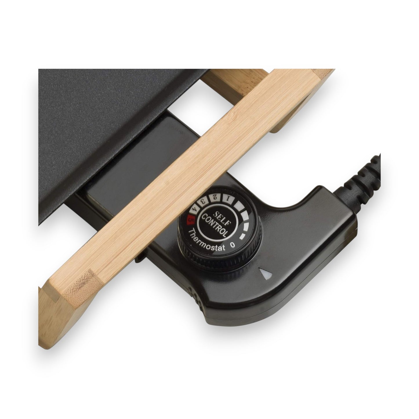 Bestron elektrischer Tischgrill XL Teppanyaki Grillplatte im Asia Design 1.800 W Schwarz