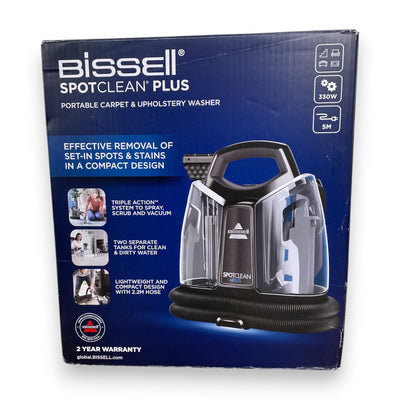 Bissell 3724N Wasch-Sauger SpotClean Plus reinigt Flecken auf Teppich, Polster,Treppe & Autositz