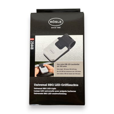 RÖSLE Universal BBQ LED-Griffleuchte, Hochwertige Grilllampe zur Beleuchtung