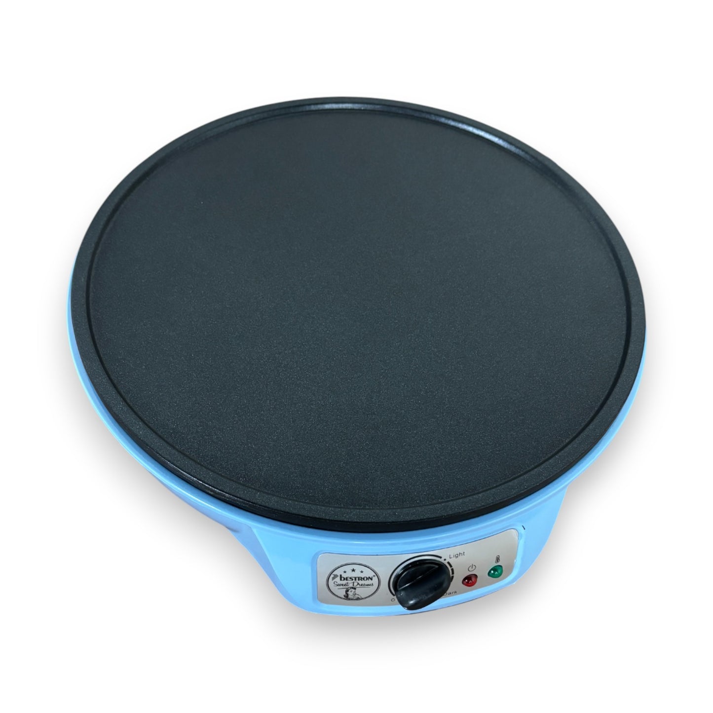 Bestron ASW602B Crêpes Maker Retro Design 1000W Blau