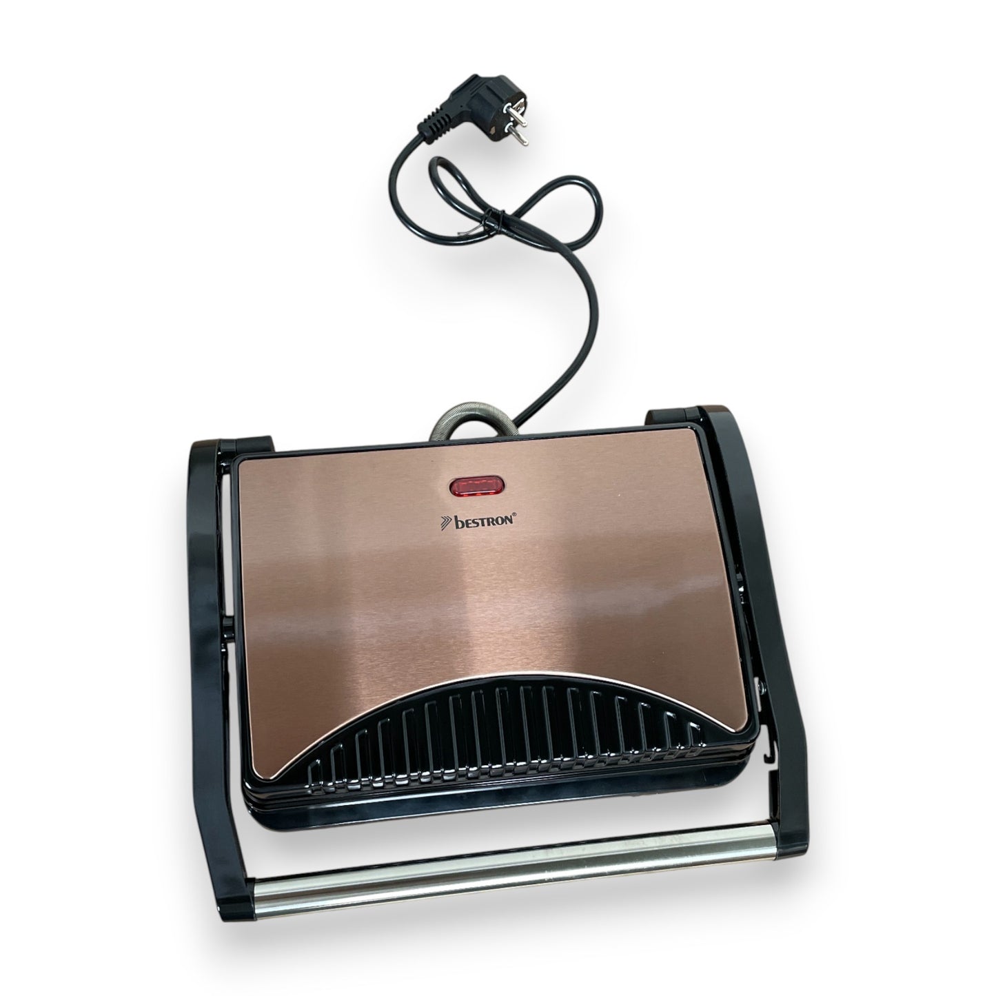 Bestron ASW113CO Elektrogrill 1000 Watt Sandwich Grill Kupfer