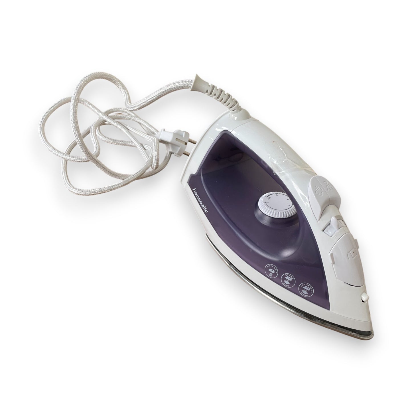 Hanseatic Dampfbügeleisen 848853 1900W variable Dampfmenge Anti-Tropf-Funktion