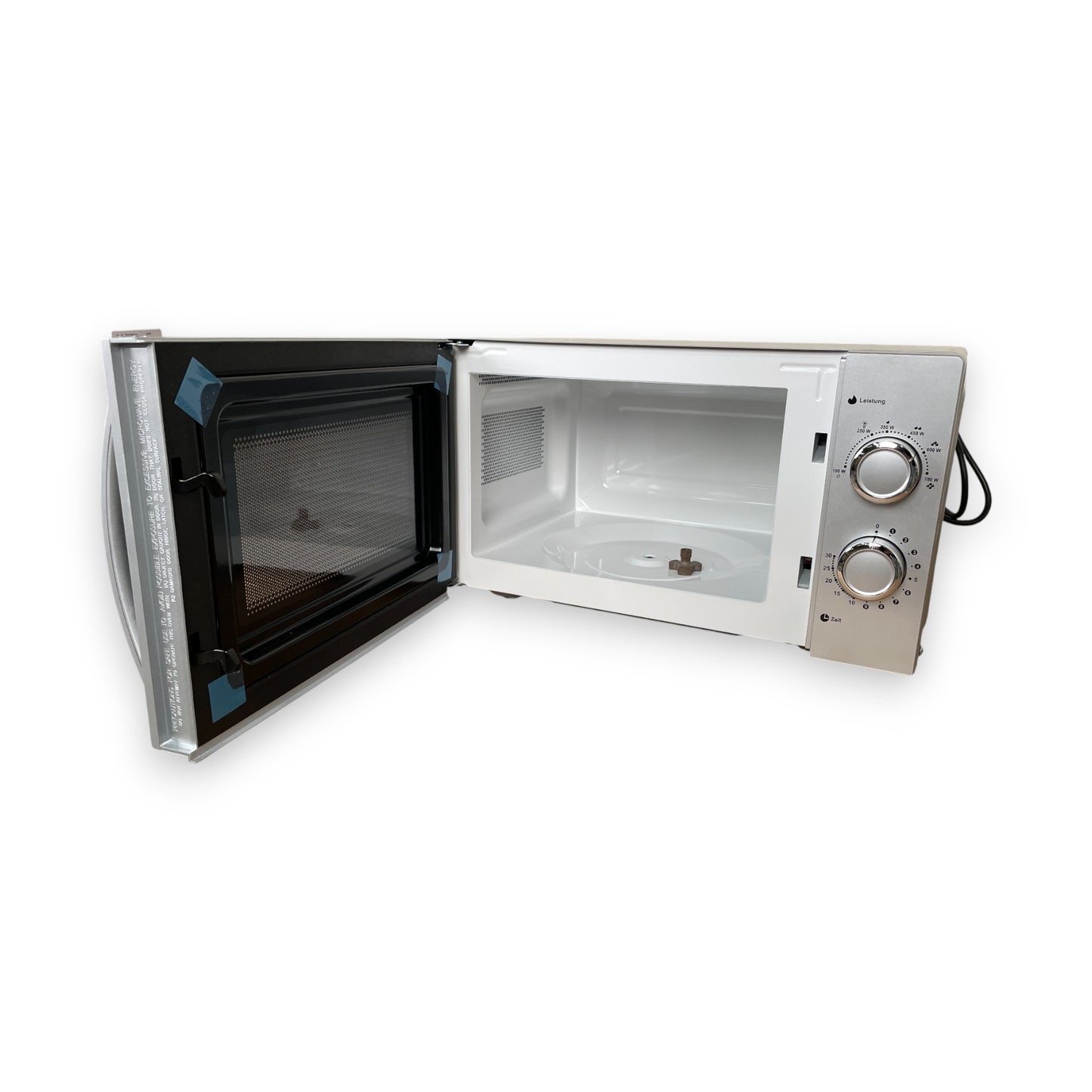 Hanseatic SMH207P3H-P Mikrowelle Auftaufunktion 6 Leistungsstufen silber