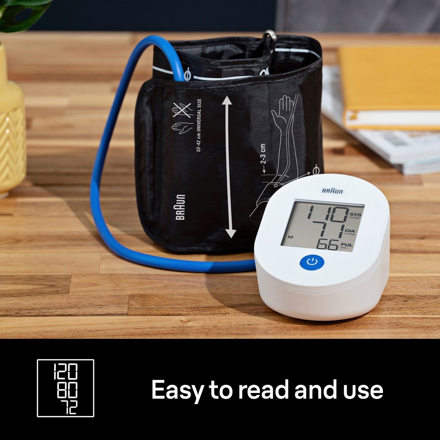 Braun ExactFit 1E Oberarm-Blutdruckmessgerät BUA4000EU Universalmanschette