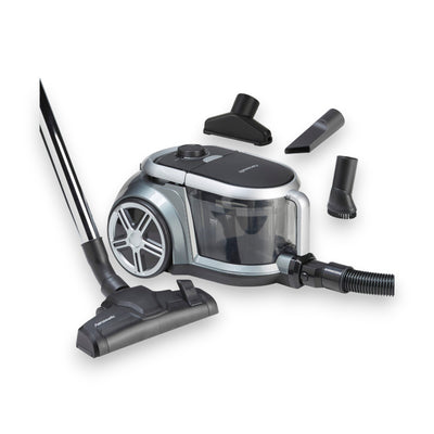 Hanseatic V18C01A-80 Bodenstaubsauger Hygienefilter Teleskoprohr höhenverstellbar, Füllanzeige  800 W