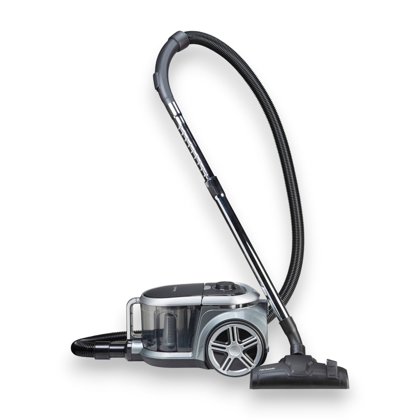 Hanseatic V18C01A-80 Bodenstaubsauger Hygienefilter Teleskoprohr höhenverstellbar, Füllanzeige  800 W