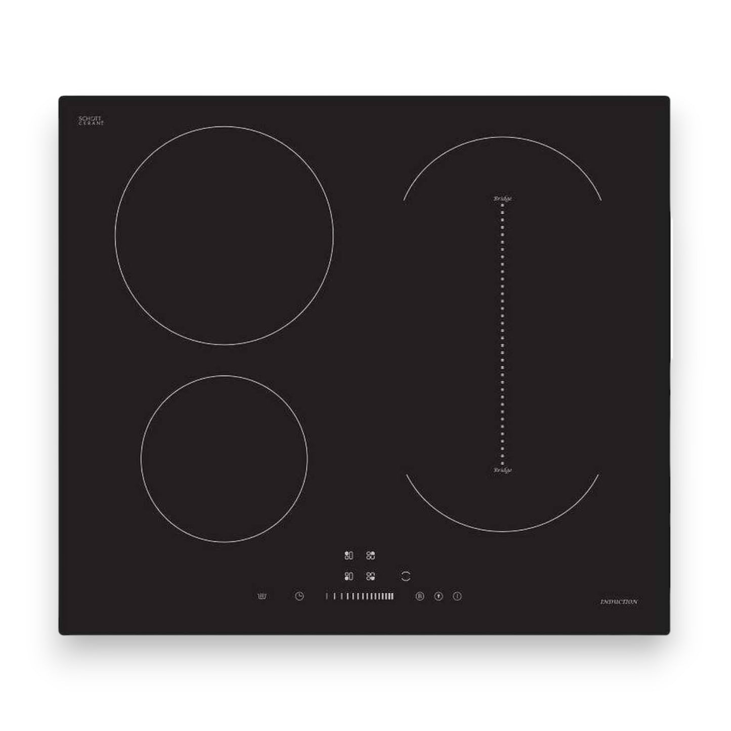 Hanseatic MC-IF7127B2C-A Induktions-Kochfeld SCHOTT CERAN® Warmhaltefunktion