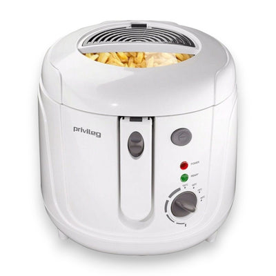 Privileg 267596 Fritteuse Fassungsvermögen 0,6 kg, mit Aktivkohle- und Dampffilter 1800W