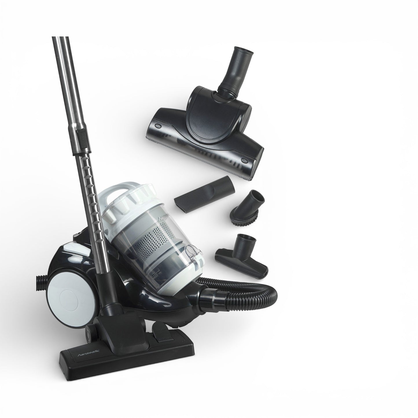 Hanseatic 20-CJ132WT-060 Bodenstaubsauger Zyklonentechnologie 600 W Weiß