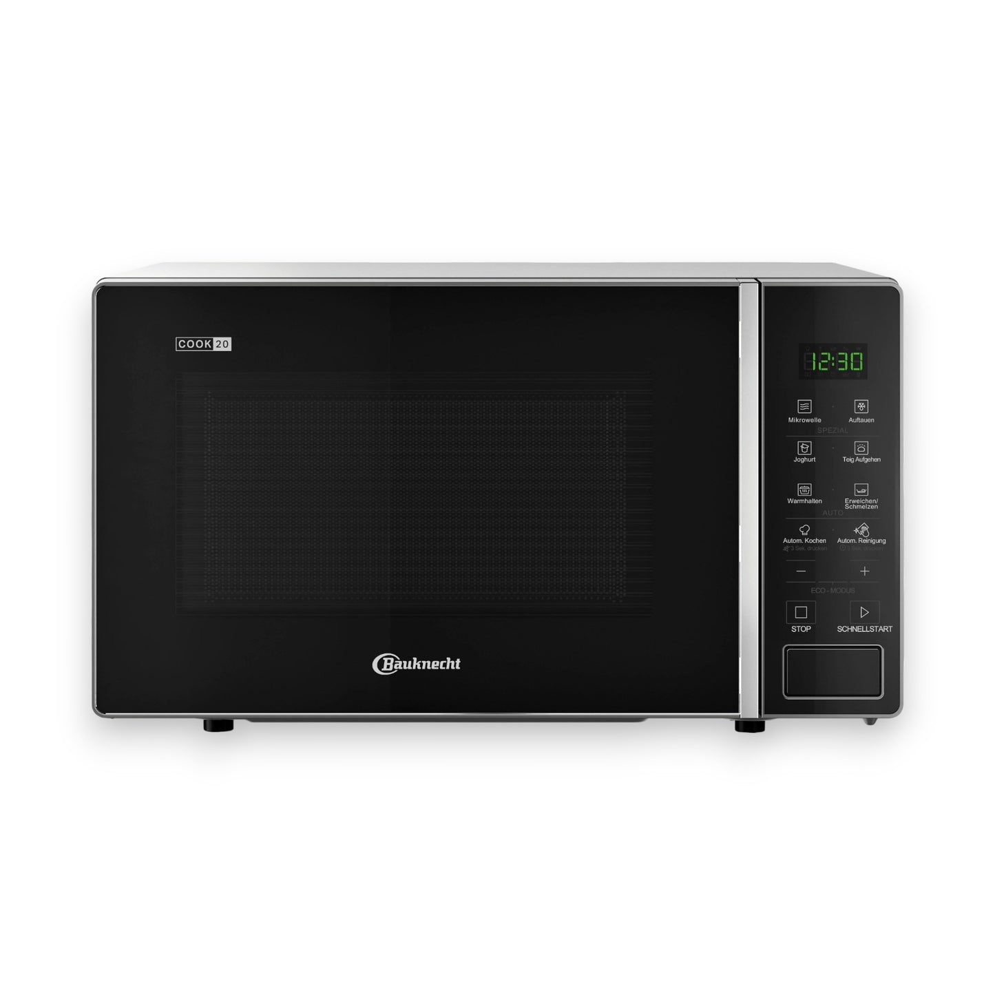 Bauknecht MWK 201 B Mikrowelle 20 Liter, 700 Watt, 5 Stufen, LED Display