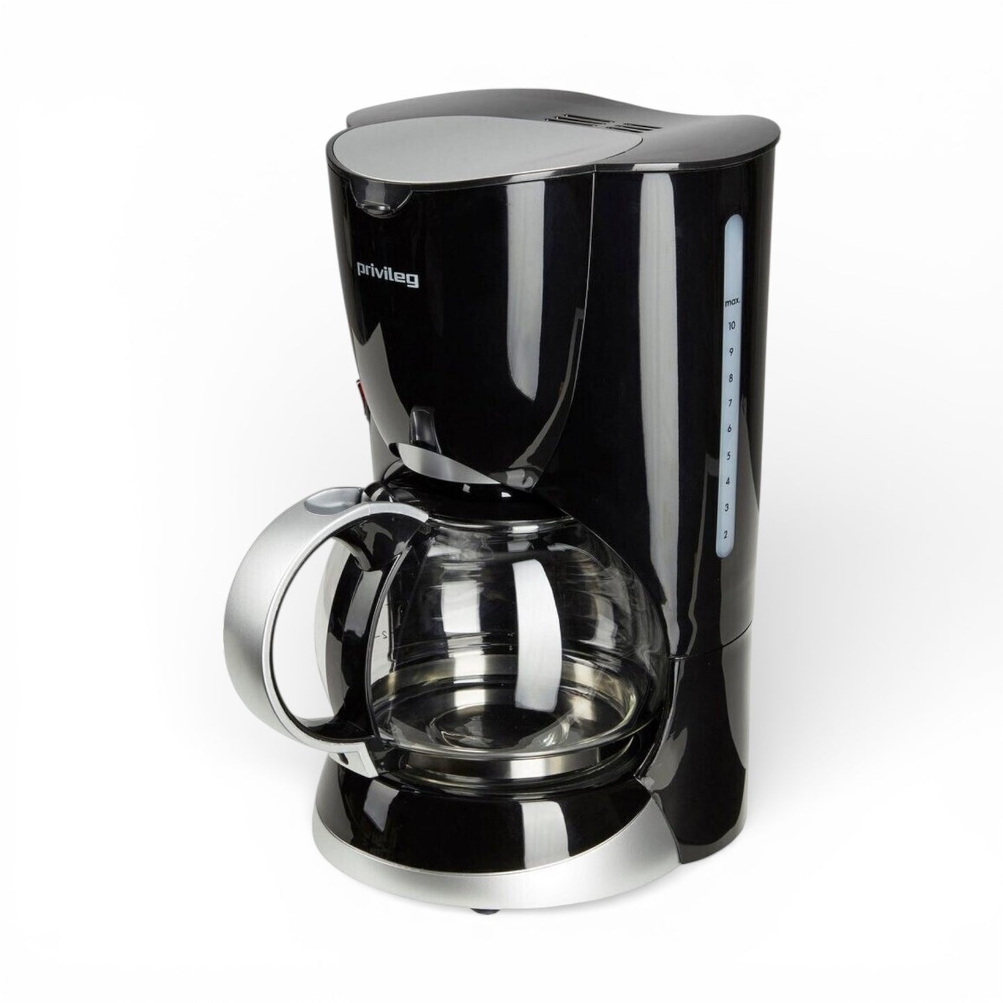 Privileg Filterkaffeemaschine Max. 1080 Watt 1,37l Kaffeekanne Papierfilter 1x4 schwarz