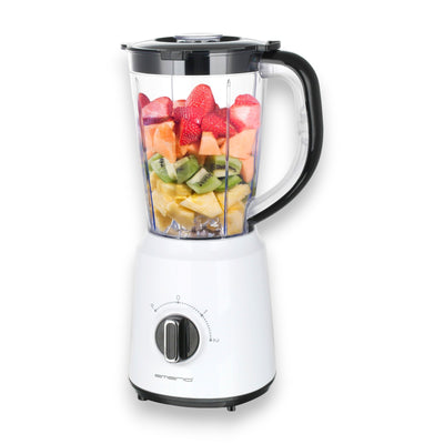 Emerio Standmixer mit Crush Ice Funktion, 1.5l 2 Geschwindigkeiten teilweise geschirrspülgeeignet