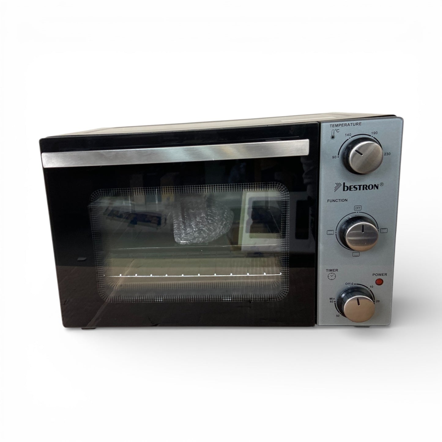 Bestron AOV20 Minibackofen 1300 Watt Silber