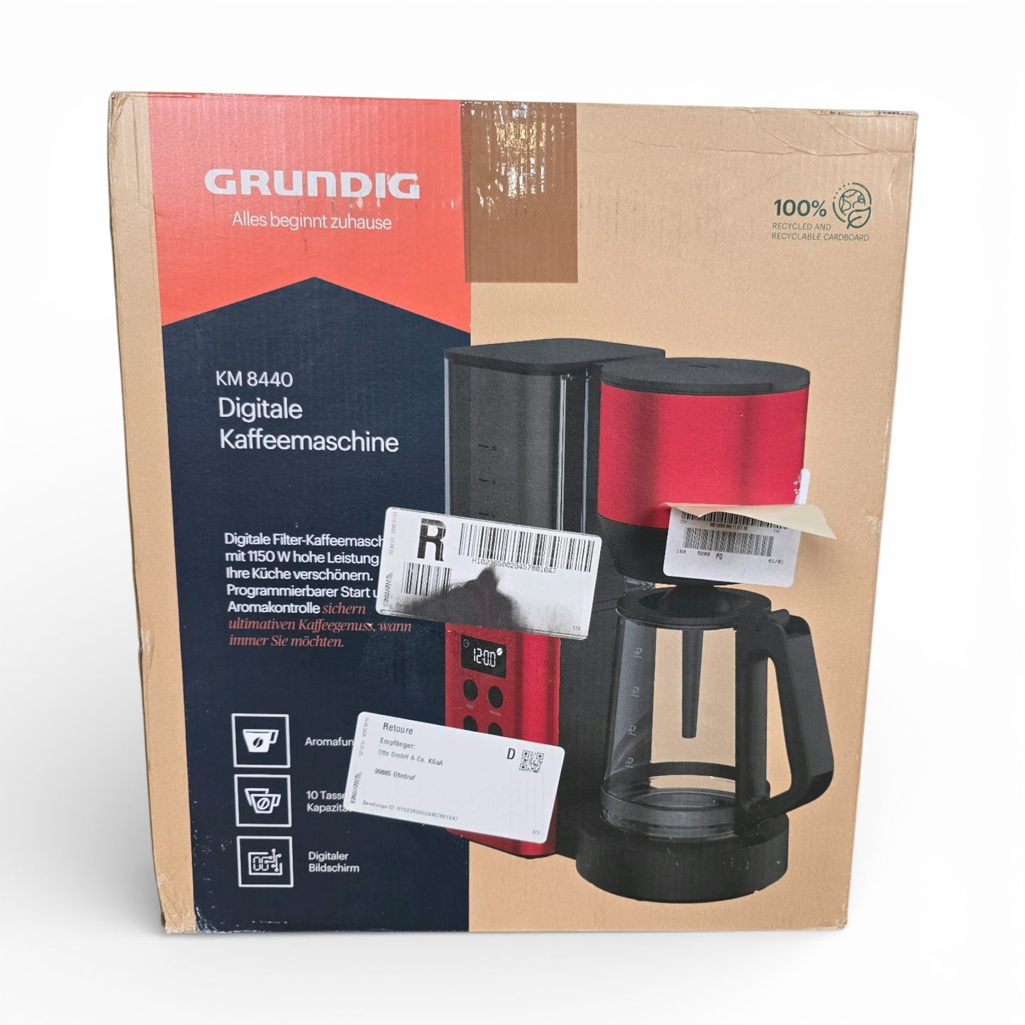 Grundig KM 8440 Filterkaffeemaschine