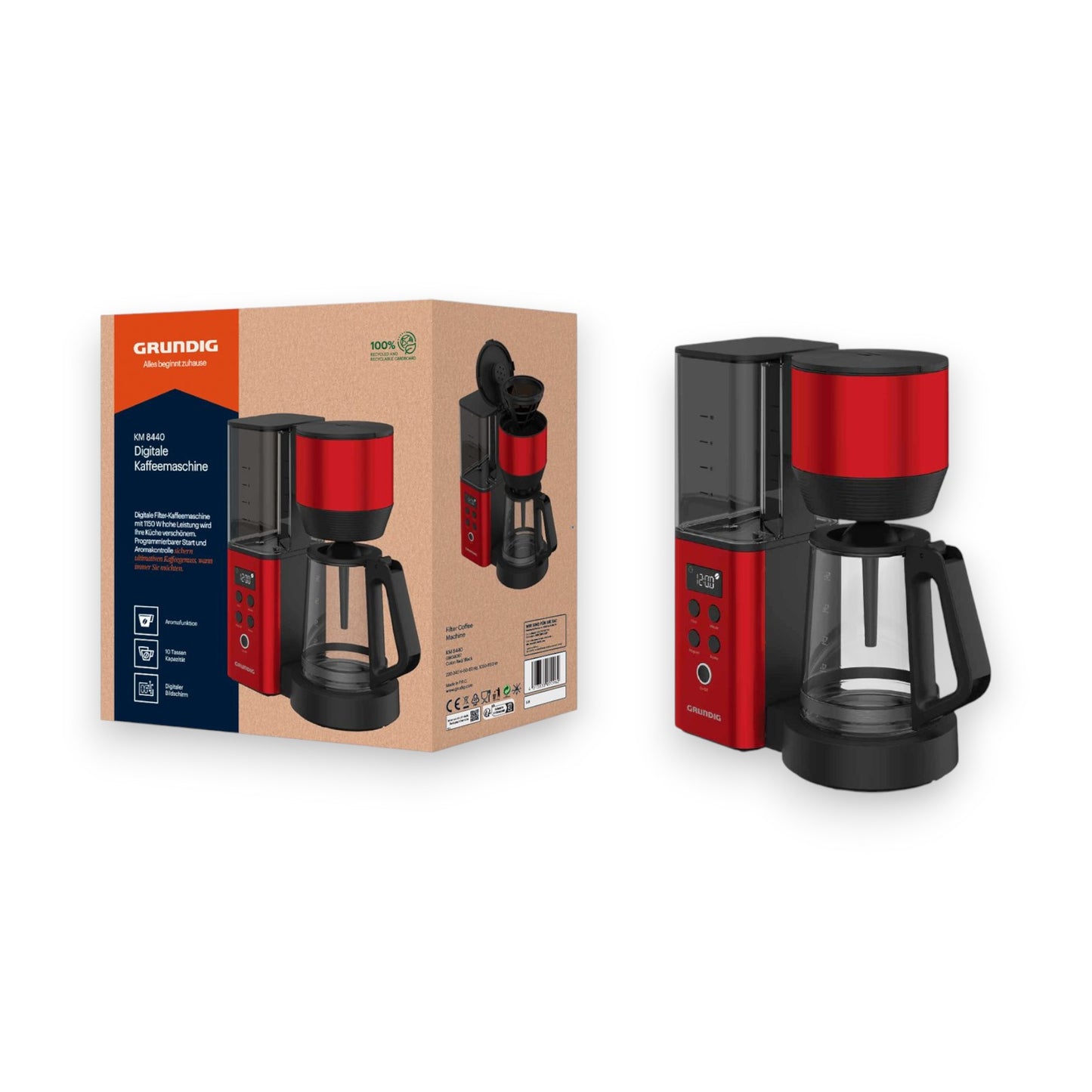 Grundig KM 8440 Filterkaffeemaschine