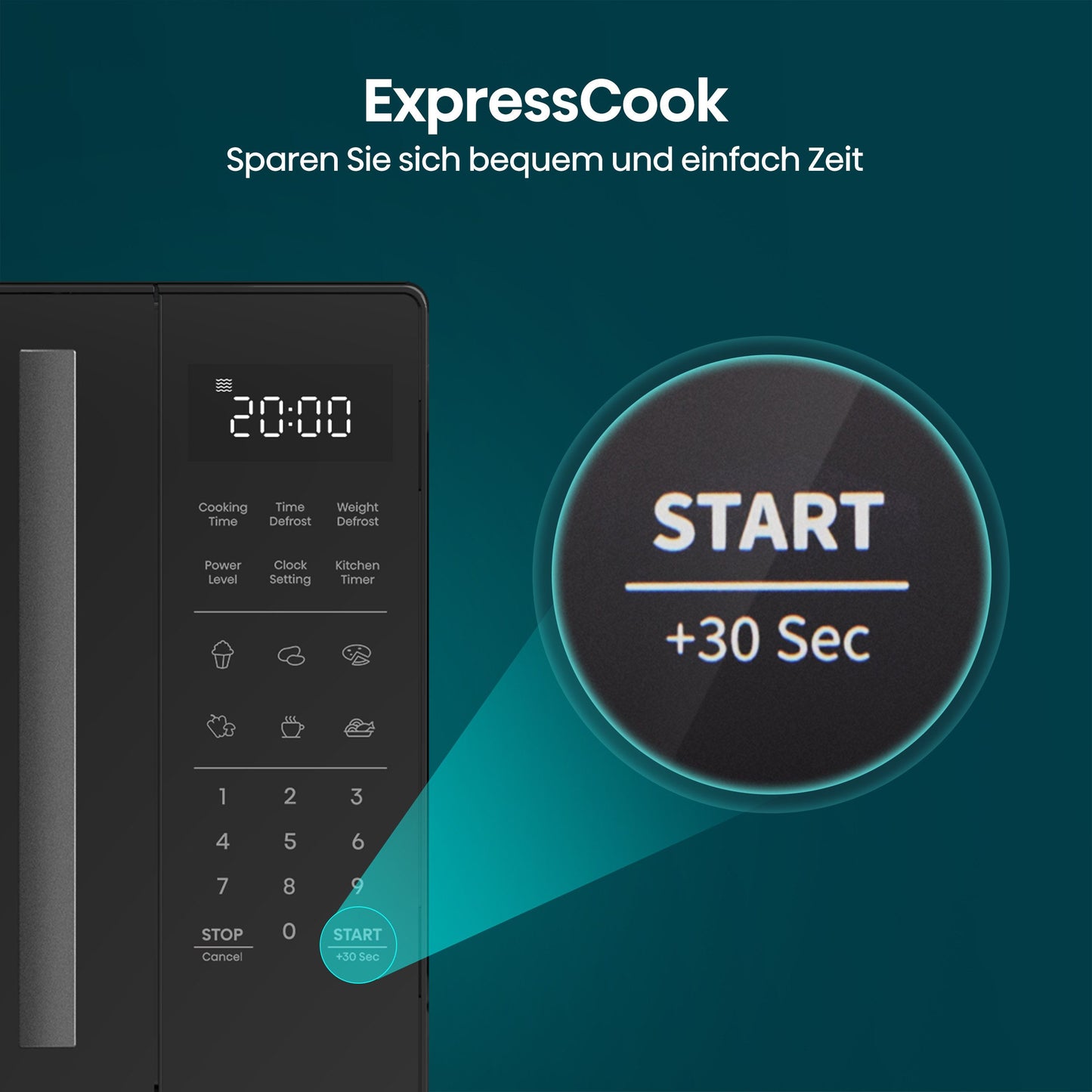 Hisense H23MOBS4HI Mikrowelle 1400W Schwarz