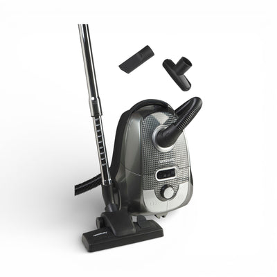 Hanseatic HBVC85093BSCJ Bodenstaubsauger HEPA 12 Filtersystem 850W Silber 